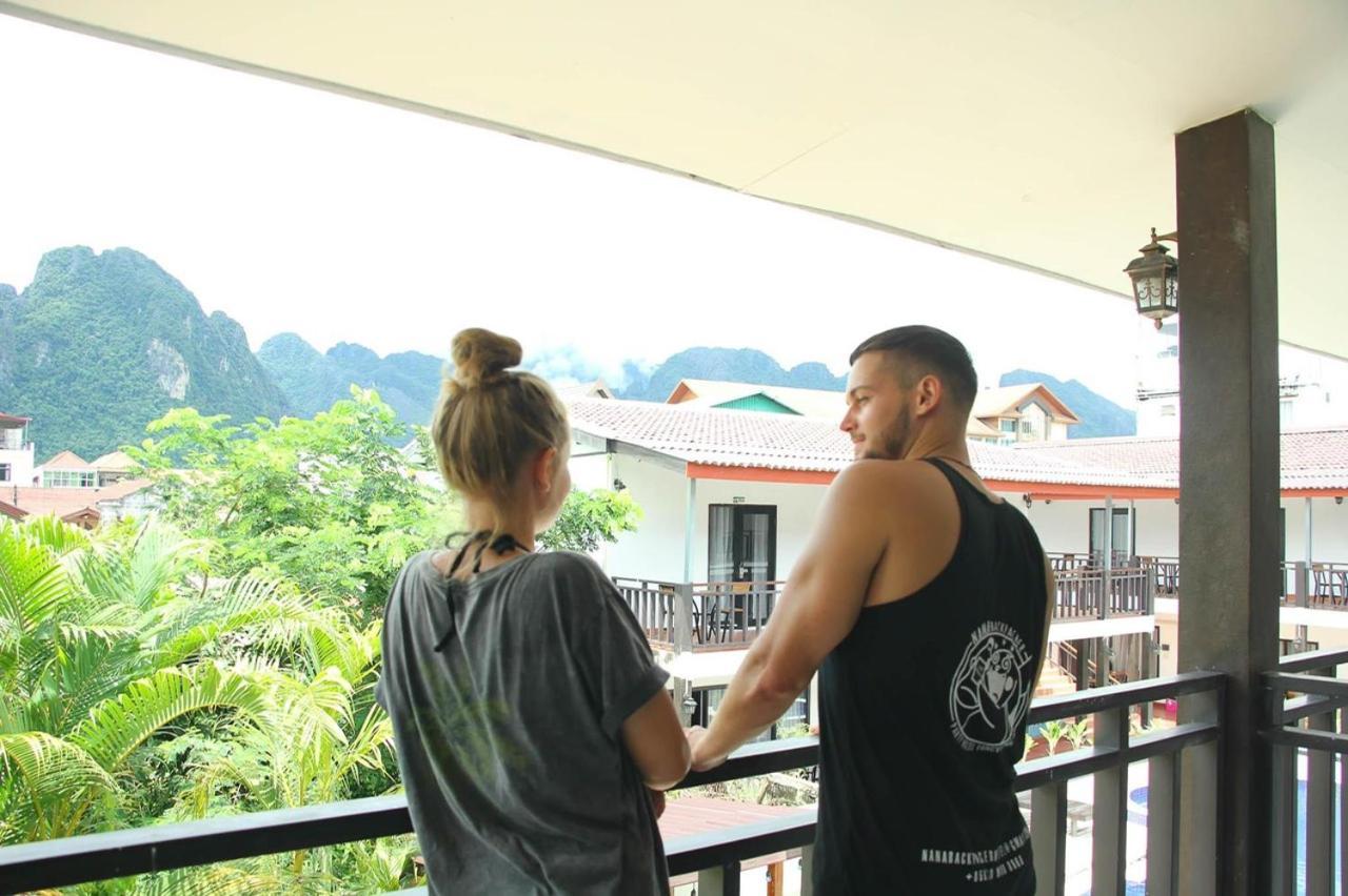 Jasmine Garden Resort Vang Vieng Bagian luar foto